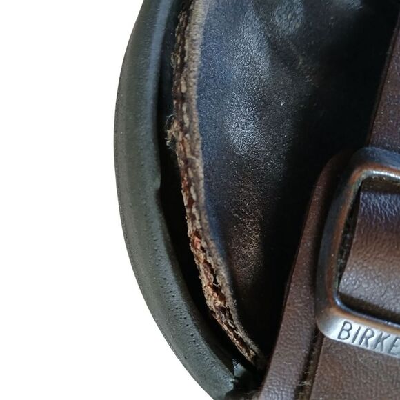 Vintage Rare 70's Euro Birkis Birkenstock Women’s Arizona Sandal Leather 5 - Picture 6 of 10